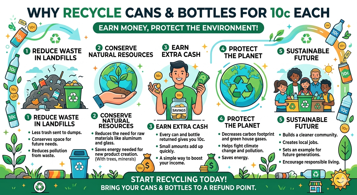 Preview of the 10 cent recycling infographic
